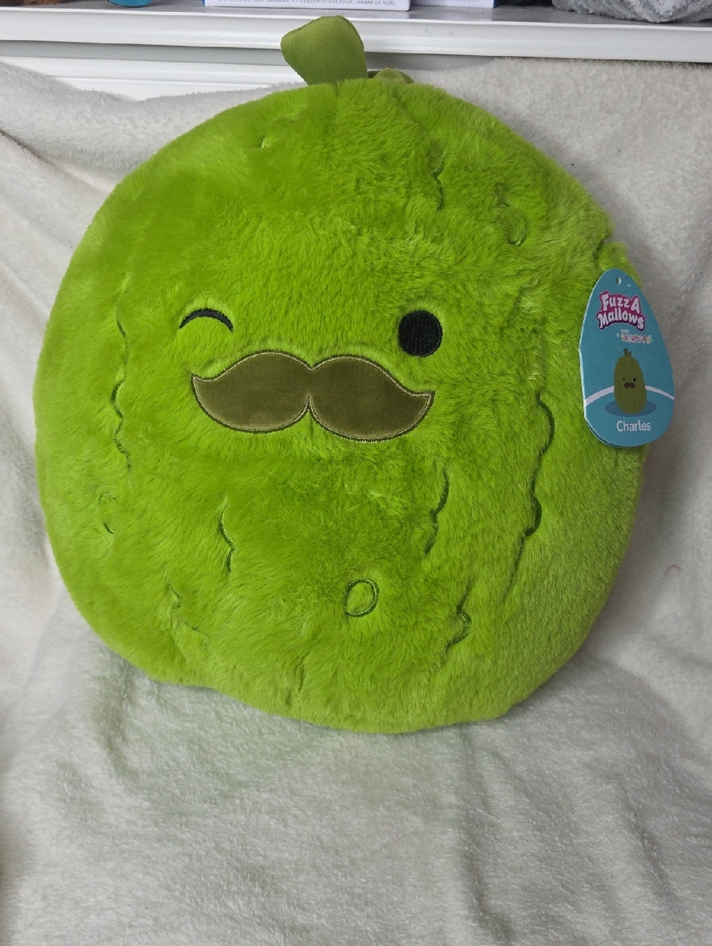 12" Charles The Pickle FuzzAMallows Squishmallows 2025